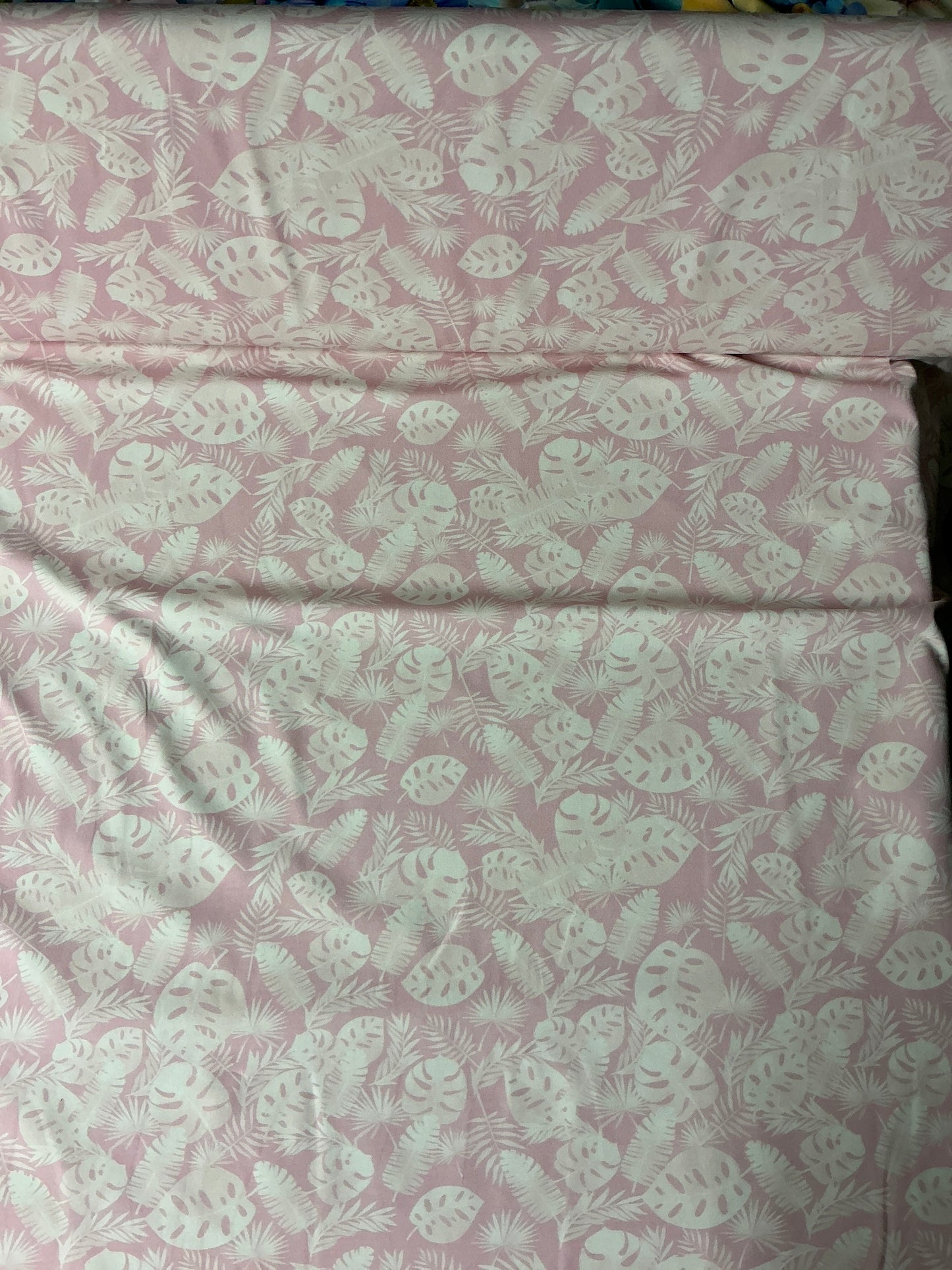 Jersey Palmenblätter rosa – Eigenproduktion designed by NiKillu