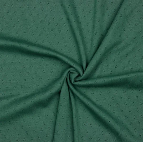 Feinstrickjersey mit Lochmuster