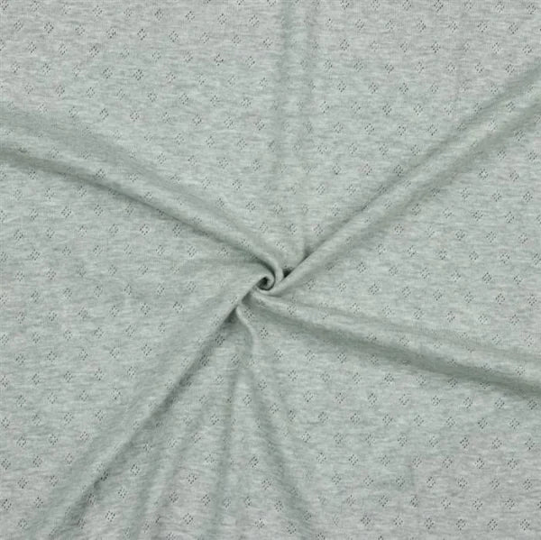 Feinstrickjersey mit Lochmuster