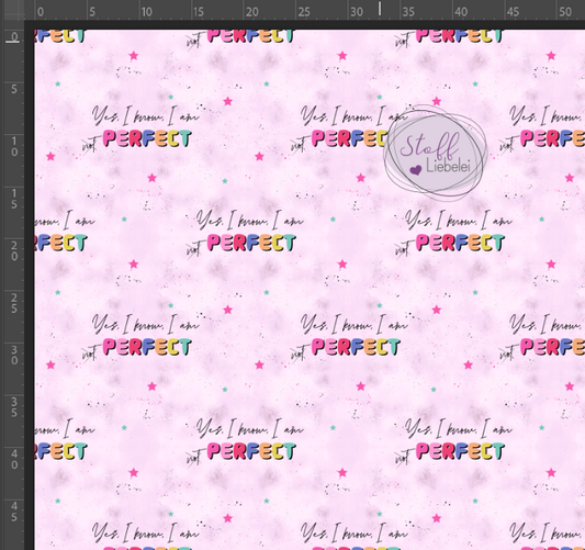 VB Jersey "I´m NOT perfect" ROSA - Eigendruck